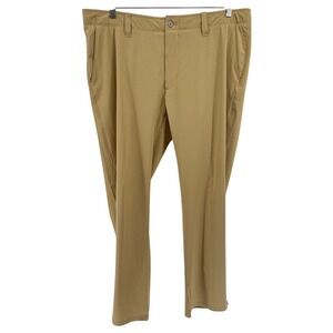 Bald Head Blues Mens Tan Golf Chino Pants Size 40 Performance Stretch Outdoor